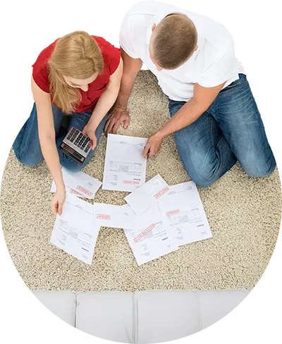 couple going through past due taxes