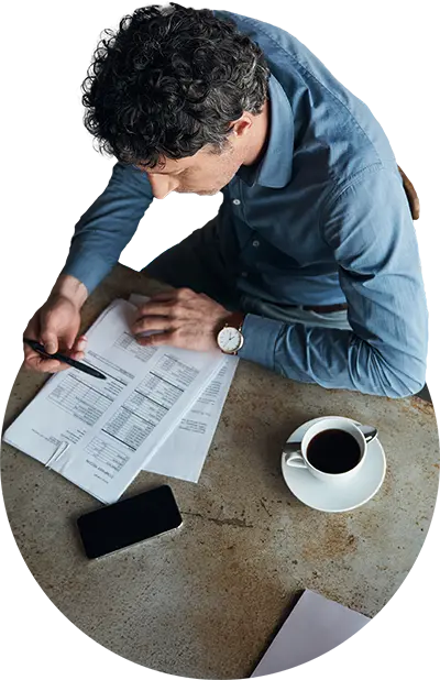 man learning about the irs fresh start program